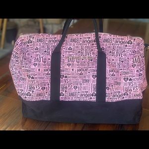 Victoria’s Secret angel overnight bag with shoulder strap including beautiful